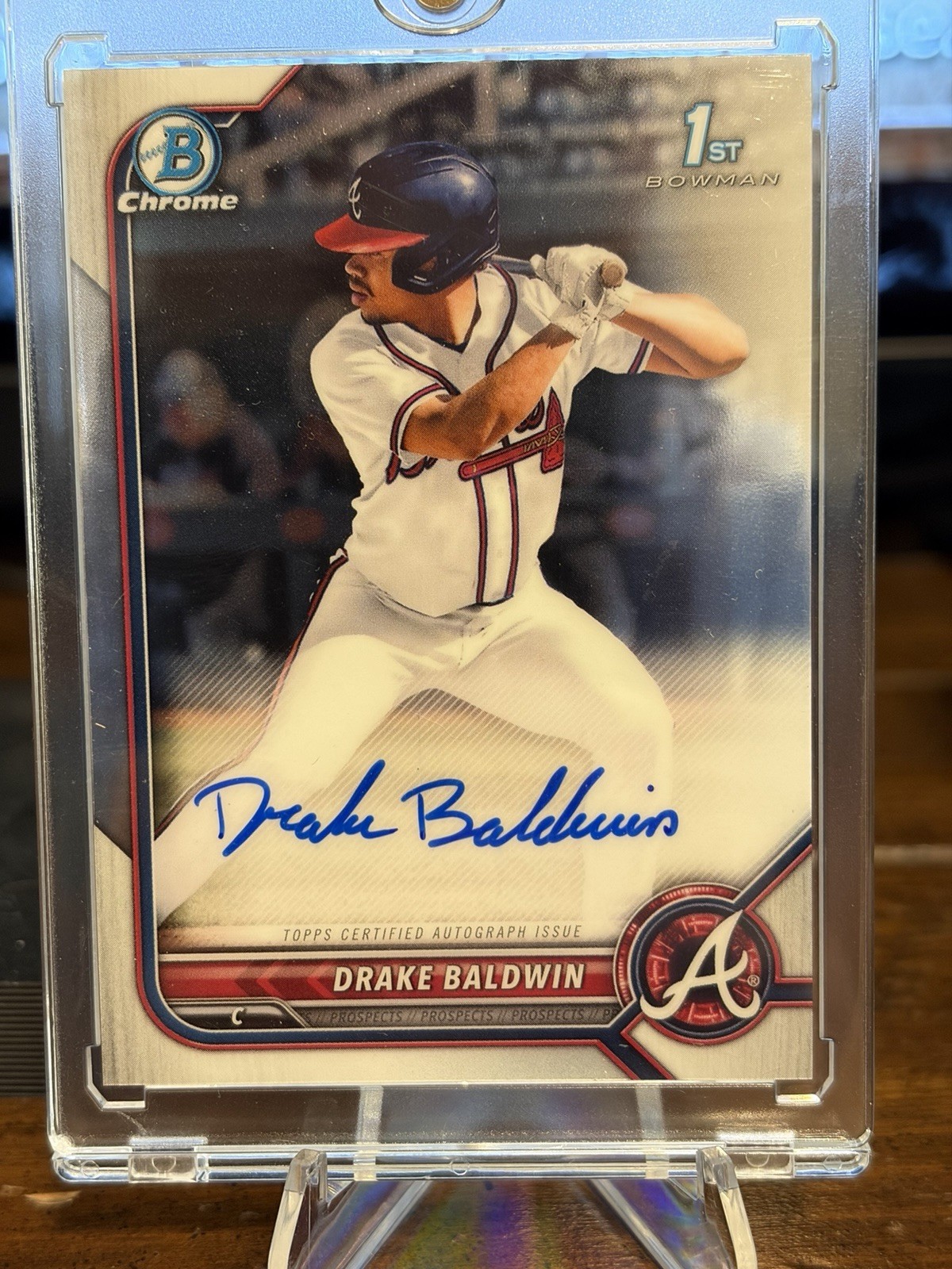 2022 Bowman Draft Chrome Draft Pick Autographs Drake Baldwin #CDA-DBN