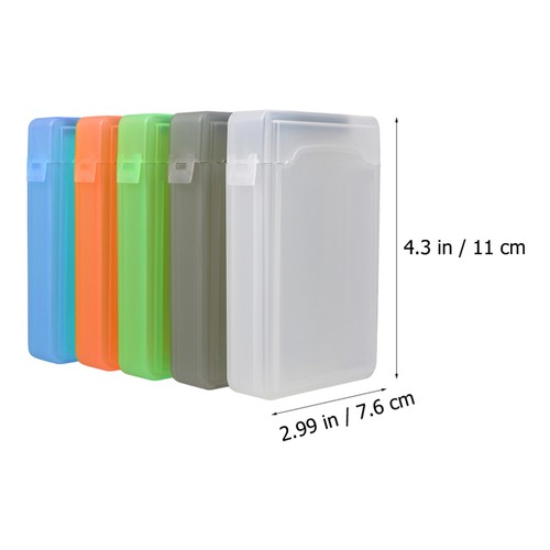 2 Count Hard Disk Protection Box Travel Drive Bag Protector Cover - Afbeelding 9 van 12