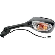 EMGO 0640-0170 20-69794 Carbon Fiber Mirror Mirror - Side View - Lighted -