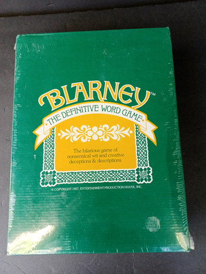 Sealed Blarney The Definitive Word Game 1987 Rare Hilarious Party Game Made USA