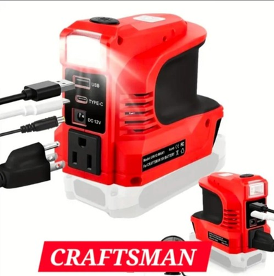#ad #ad Works with CRAFTSMAN 20v battery. not milwaukee new power Inverter $50.00