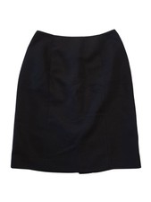 Vintage New York Michele Black Pencil Skirt USA Made Women's Size 6 Career 90s
