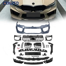 Facelift For BMW 3 Series 2019-2021 G20 G21 330 340 To M8 Look Front Bumper Kit
