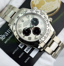 ROLEX 18kt White Gold DAYTONA White & Black Panda Dial 116509 SANT BLANC 8