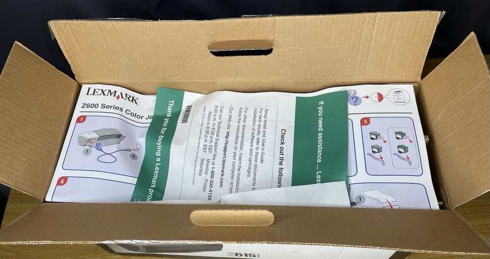 Lexmark Z615 thermal inkjet printer 4800x1200 dpi Model 18K6000 - NEW - Image 3 of 4