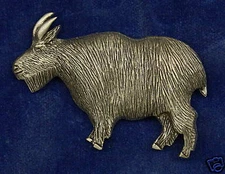 Empire Pewter Mountain Goat Pewter Pin