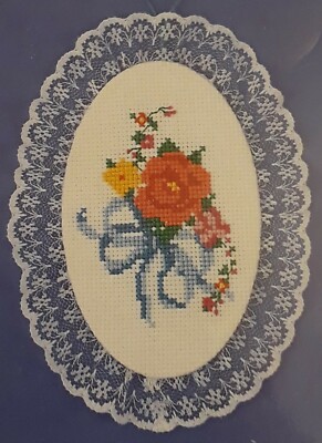 Designs for the Needle Kreuzstich-Set zum Aufhängen ''Floral'' Neu, Weihnachtsschnäppchen!