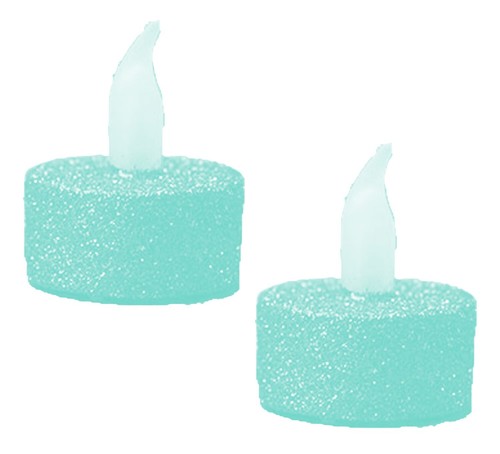 2Pk LED Flicker GLITTER TEALIGHT CANDLE Flameless Easter Spring Party-PICK COLOR - Picture 15 of 57