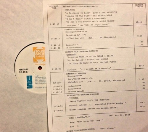 RADIO SHOW: 5/12/87 NEW YORK! BROOKLYN BRIDGE, BLUES MAGOOS, VANILLA FUDGE, DION - Picture 2 of 2
