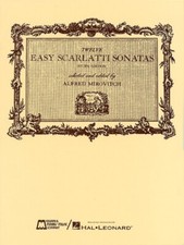 12 Easy Scarlatti Sonatas Piano Solo Sheet Music Book NEW 000009222