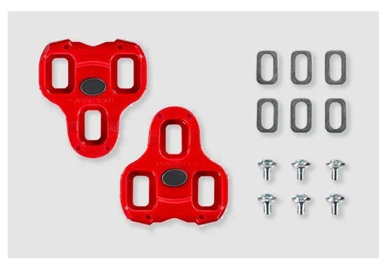 Chuteiras de estrada LOOK KEO 9° flutuante pedal de bicicleta vermelho - Imagem 2 de 4