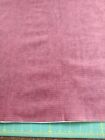 35" Wof Quilt shop fabric. No name salvage Pale Burgundy With Faint Stripes