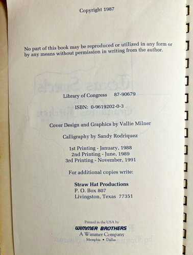 Texas Sweets from Grandma's Kitchen: Goodies of the Past: Recipes - 1991 - Picture 4 of 5