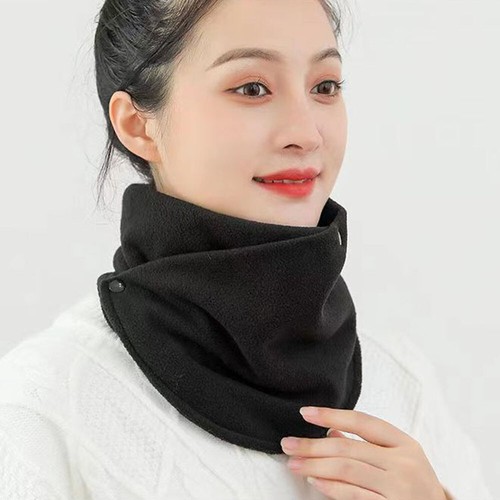 Men And Women Winter Solid Color Neck Protection Windproof Warm Lamb Fleece ❁ - Picture 7 of 34