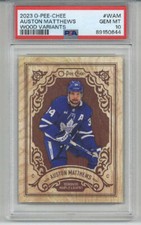 2023 UD OPC O-PEE-CHEE WOOD VARIANTS AUSTON MATTHEWS MAPLE LEAFS PSA 10 LOW POP
