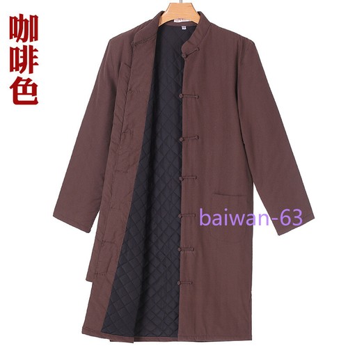 Chinese Traditional Tang Jacket Lonf Kung Fu Tai Chi Uniform Martial Thick Coat - Picture 4 of 24