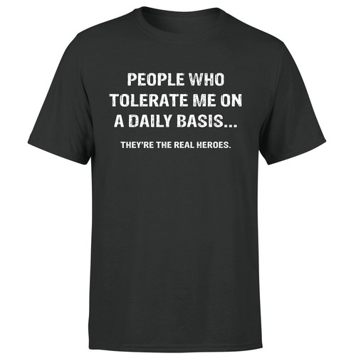 Sarcastic Sarcasm Funny Unisex T Shirt Humour Joke Quote Novelty Black Tee #A #2 - Picture 10 of 16