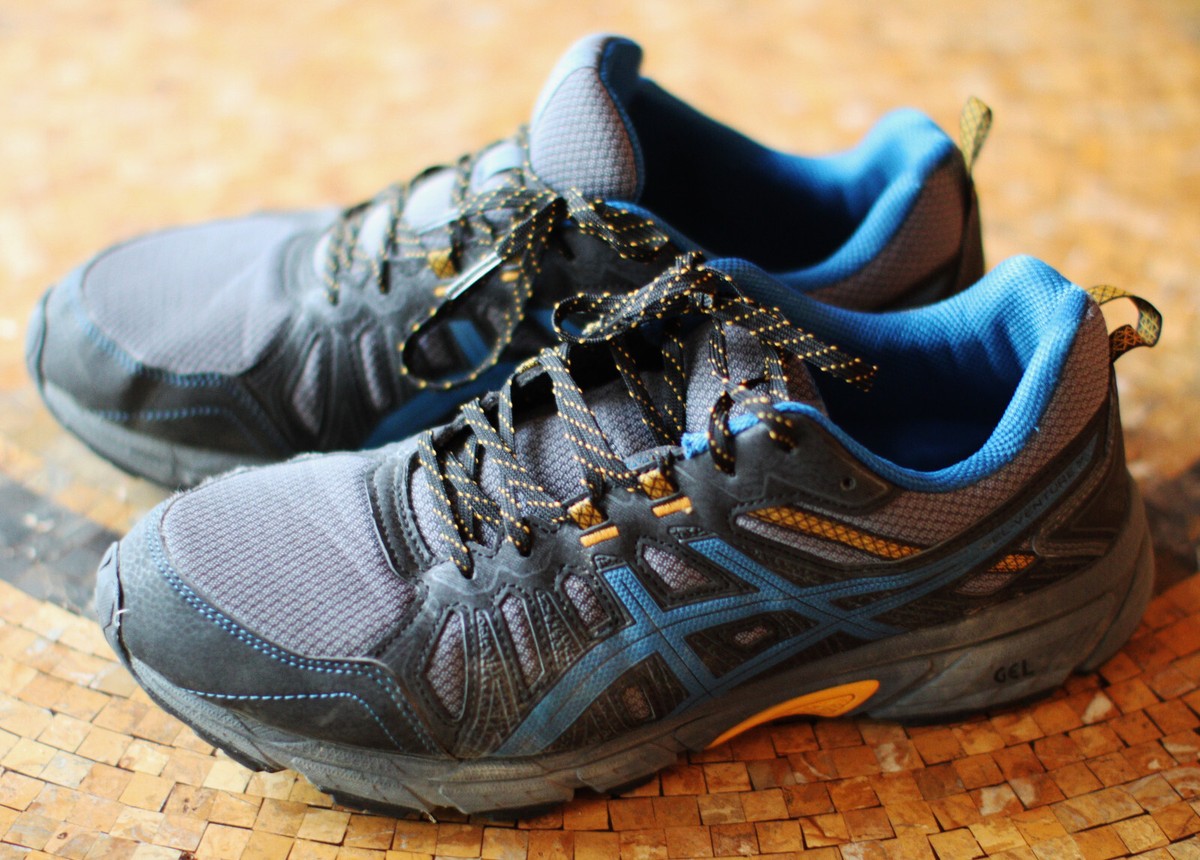 ASICS GEL-VENTURE 7 安全靴 　GORE-TEX 27cm ASICS GEL-Venture 7 Men's Size 12 Metropolis Black Trail Running