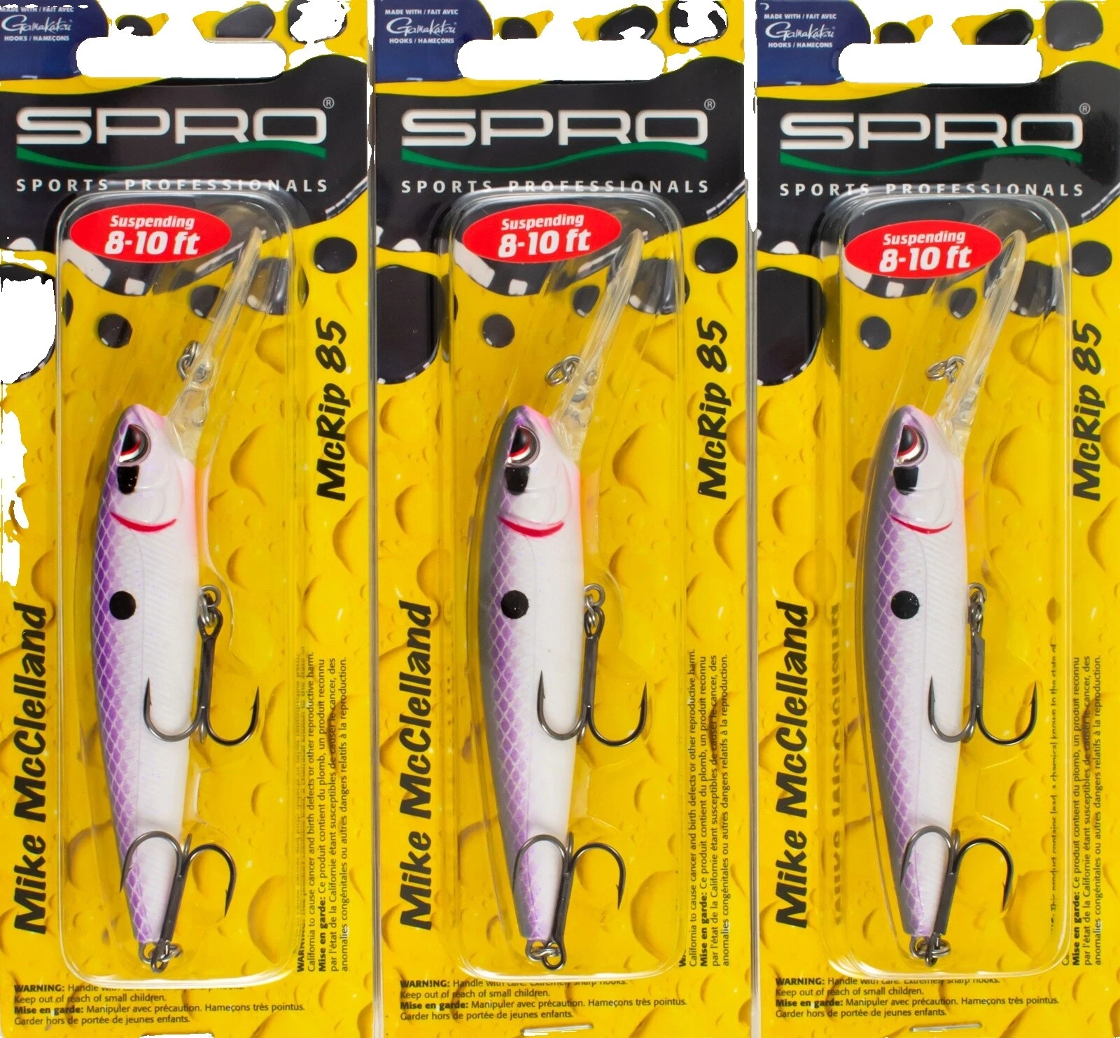 SPRO Shad Freshwater Fishing Baits, Lures