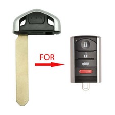 New Smart Prox Key Uncut Emergency Blade Blank Key Replacement for Acura