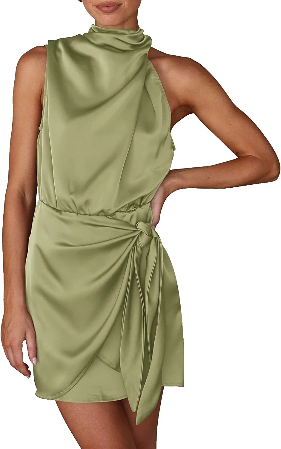 Sleeveless Wrap Dresses