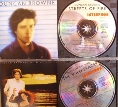 Duncan Browne- Streets of Fire/ The Wild Places- 2 CDs- INTERPHON West Germany