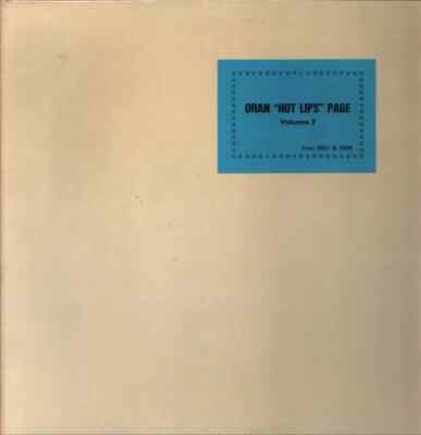 Hot Lips Page Volume 2 NEAR MINT Foxy 2xVinyl LP