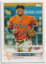 2022 Topps Opening Day #193 Jose Altuve Houston Astros