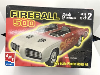 AMT/Ertl Fireball 500 George Barris Kustom Vintage 2000 1:25 Model Kit. Open Box