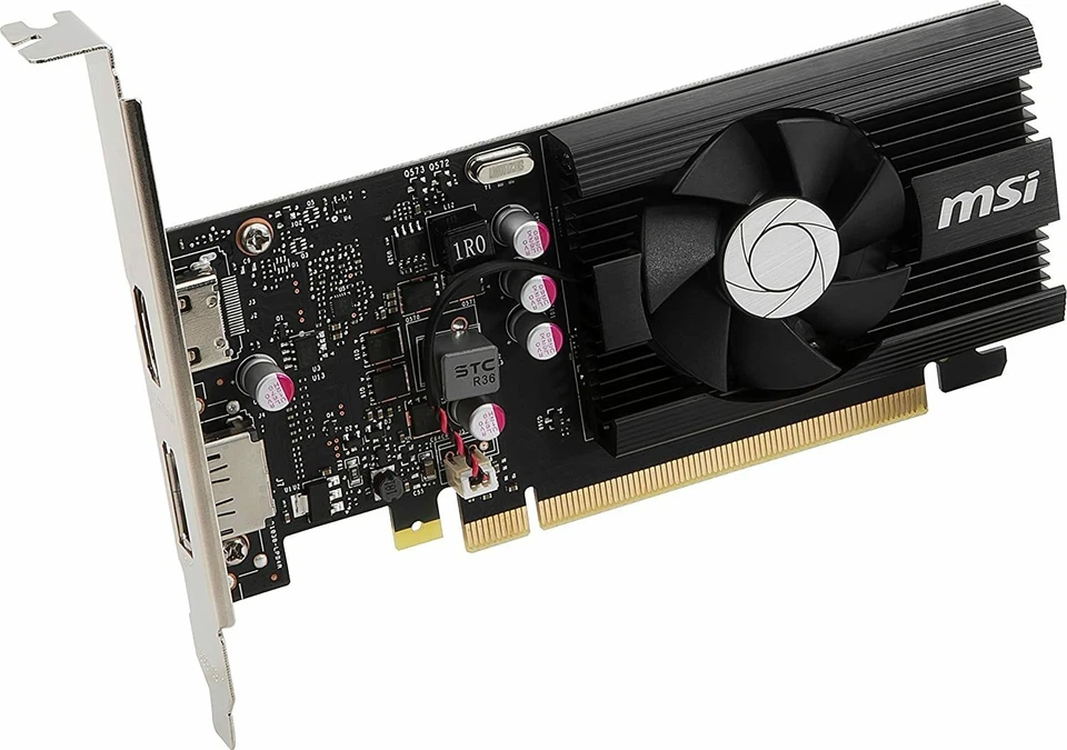 MSI GeForce GT 1030 2GD4 LP OC Graphics Board VD6606 - Image 3 of 4