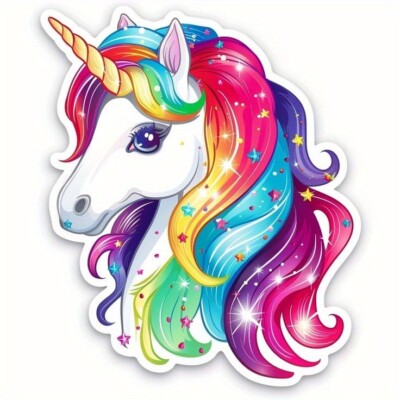 Unicorn Essbar Einhorn Tortenaufleger Torte Geburstag  Zuckermasse + TEXT