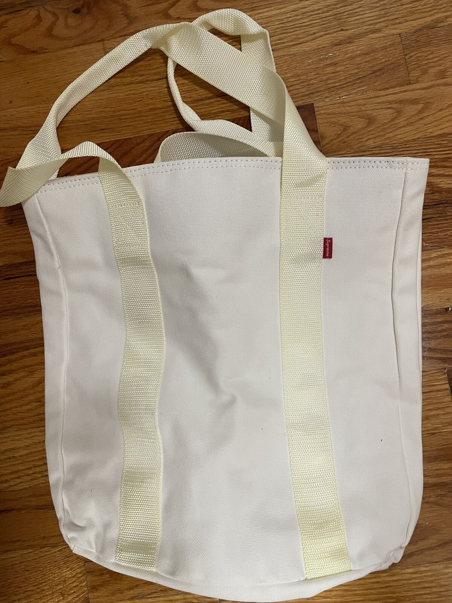 Supreme Canvas Tote Bag White - Brand New Ships Fast | eBay Supreme Canvas Tote Bag White - Brand New Ships Fast | eBay