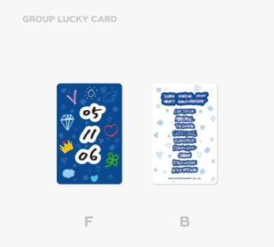 SUPER JUNIOR 19TH ANNIVERSARY SMTOWN OFFICIAL GOODS LUCKY CARD SET
