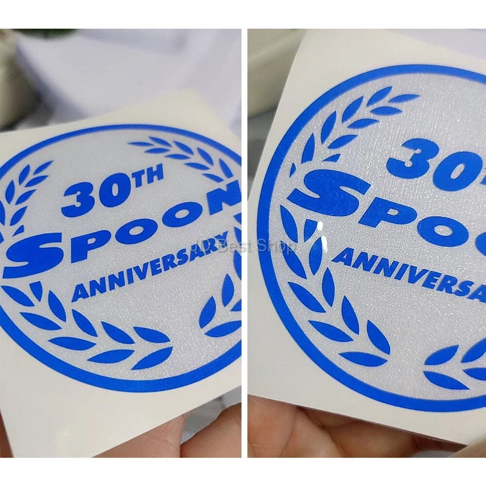Spoon 30th Anniversary Sticker JDM Style Vinyl Diecut For Honda Sports Racing RS — 第 3/4 张图片