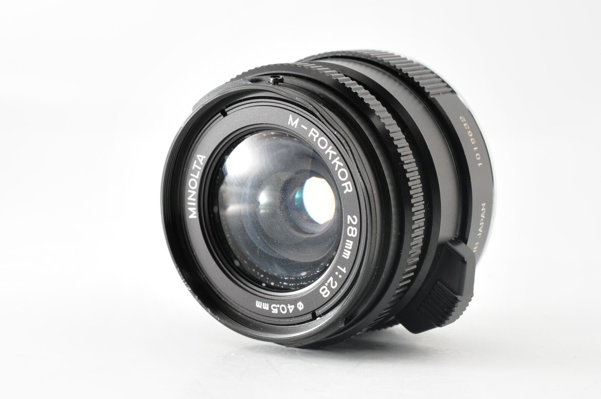 ミノルタ M.ROKKOR 28mm F2.8 ライカ CL CLE用レンズ Minolta M-Rokkor 28mm f/2.8 Lens for CL CLE Leica M Mount