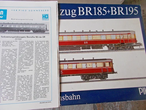 Zugpaket    Triebwagen BR 185-195     von Piko    guter OVP Zustand