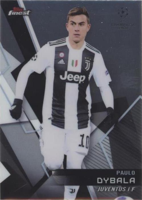 2018-19 Topps Finest UCL Paulo Dybala #38 | eBay