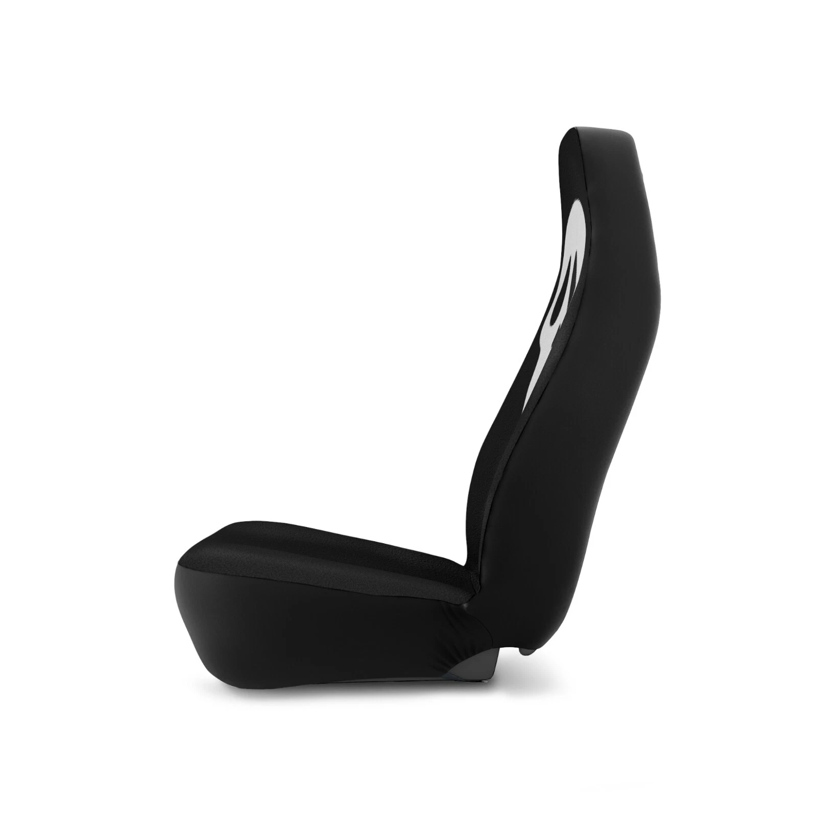 Ghost Face Front Seat Covers - Set of Two - Goth Car Accessories - Gothic Auto