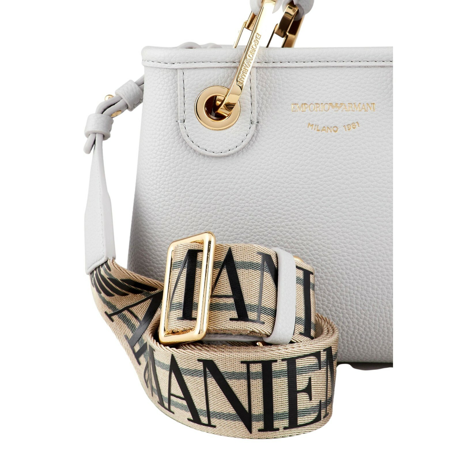 Medium MyEA shopper bag with deer print | EMPORIO ARMANI Woman