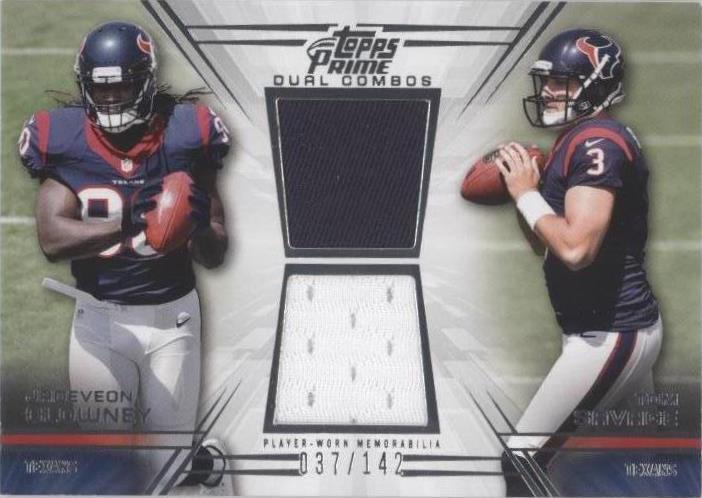 2014 Topps Prime Jadeveon Clowney Tom Savage #DCR-CS - 1 of 2