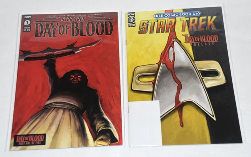 IDW Star Trek: Day Of Blood #1 A Cover plus FCBD 2023 Prelude Issue- NEW!