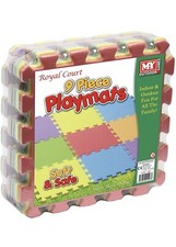 playmat  baby X-Large soft safe interlocking foam 30CMX30,  multicolour  9piece