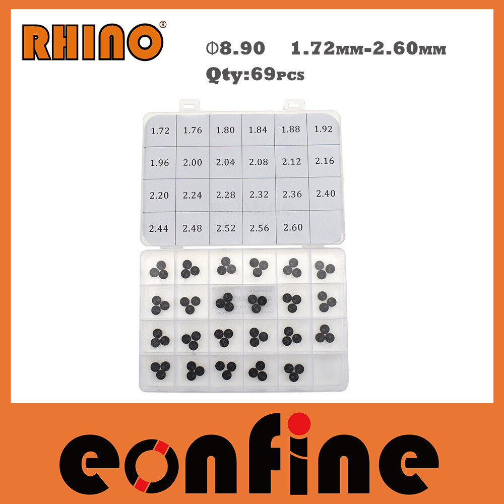 OuYi Motorcycle Adjustable Valve Shim Kit 8.85mm O.D. 1.72mm-2.6mm - Foto 7