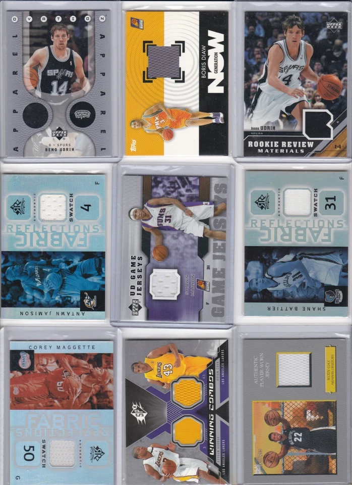 JASON TERRY 05-06 UPPER DECK-UD MATERIALS GAME USED WARM UP CARD-GRAB IT NOW! - Image 4 of 4