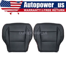 For 2005-2015 Nissan Titan PRO-4X Driver / Passenger Bottom Leather Seat Cover