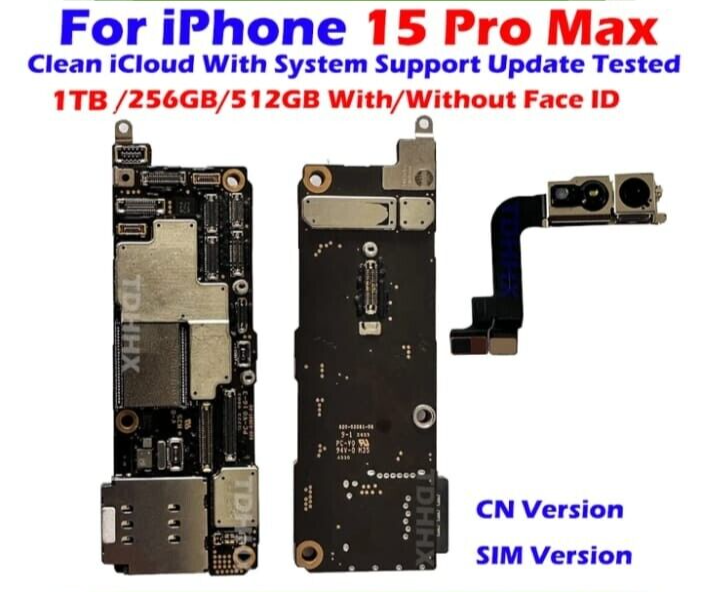 Placa base libre de  iCloud para iPhone 15 Pro Max /512GB