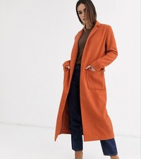 Glamorous Coat Long Line Women’s Orange Size 2