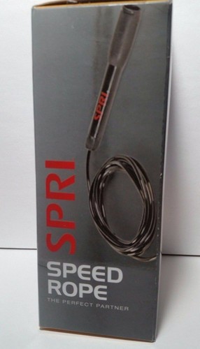 SPRI Speed Rope Jump Rope Contoured Non Slip Handles Soft Plastic Rope 1 Rope - Picture 5 of 7