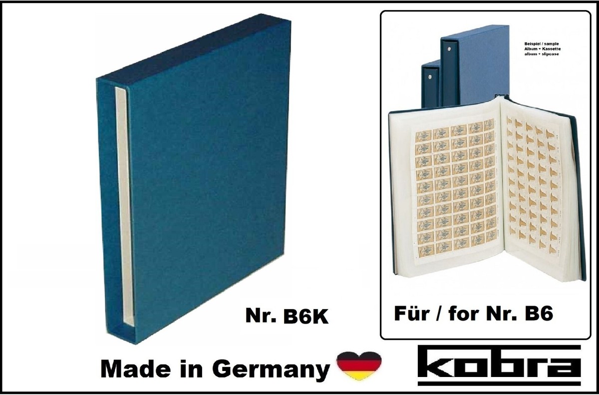 Bogenalbum + 20 Hüllen KOBRA B7 für 40 Briefmarken Bogen Bogenalbum + 20 Hüllen KOBRA B7 für 40 Briefmarken Bogen