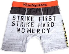 CONTENDERS COBRA KAI DOJO RULES Youth Briefs - WHT - Youth Small - NWT